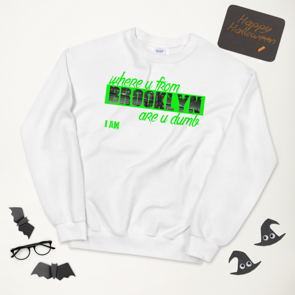 Are you dumb Unisex Sweatshirt