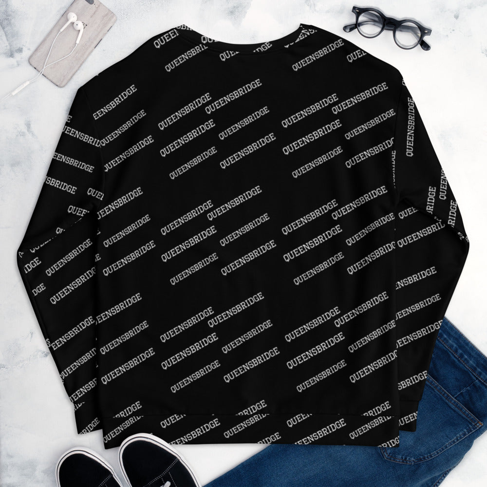 Black QueensBridge Unisex Sweatshirt