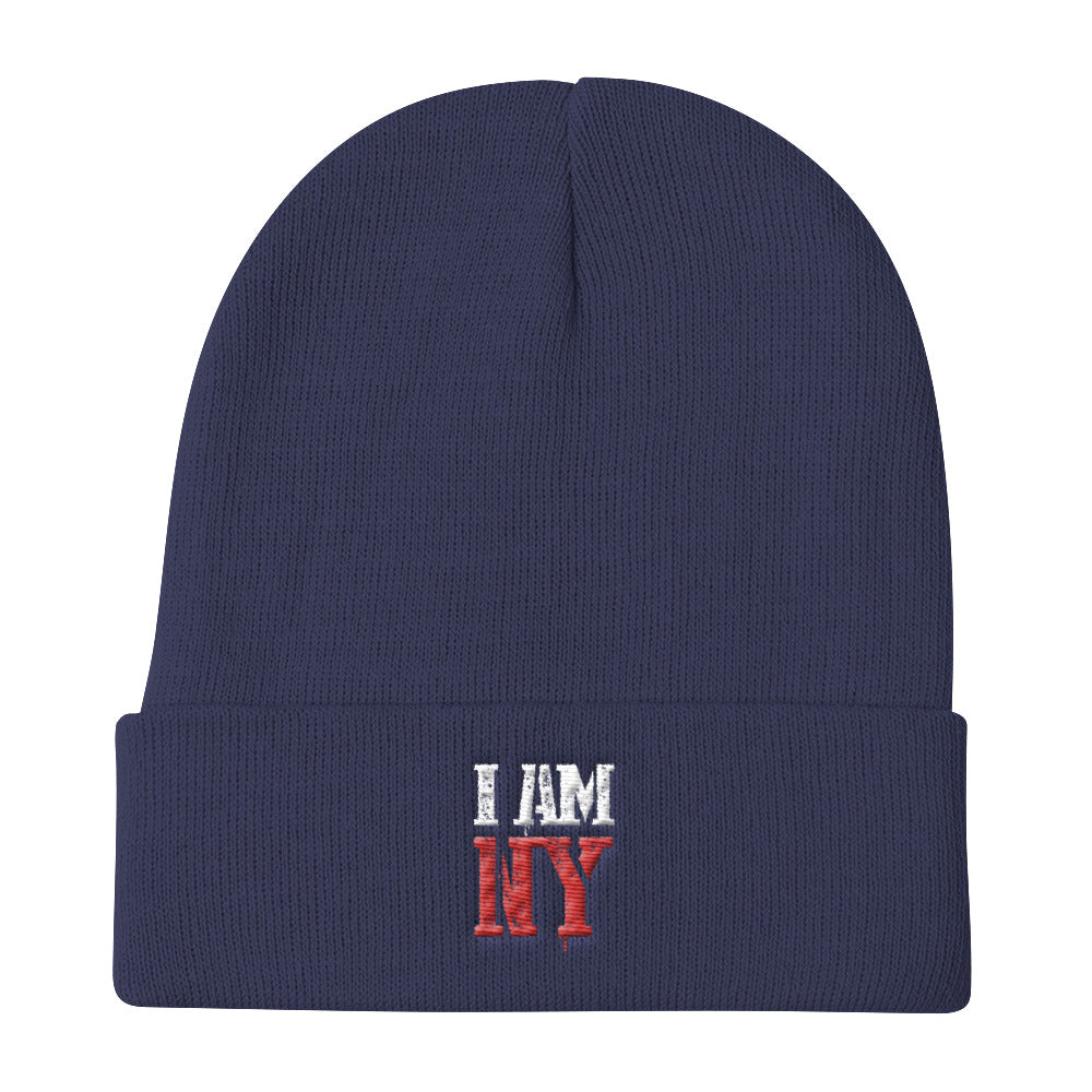 I Am Ny Knit Beanie