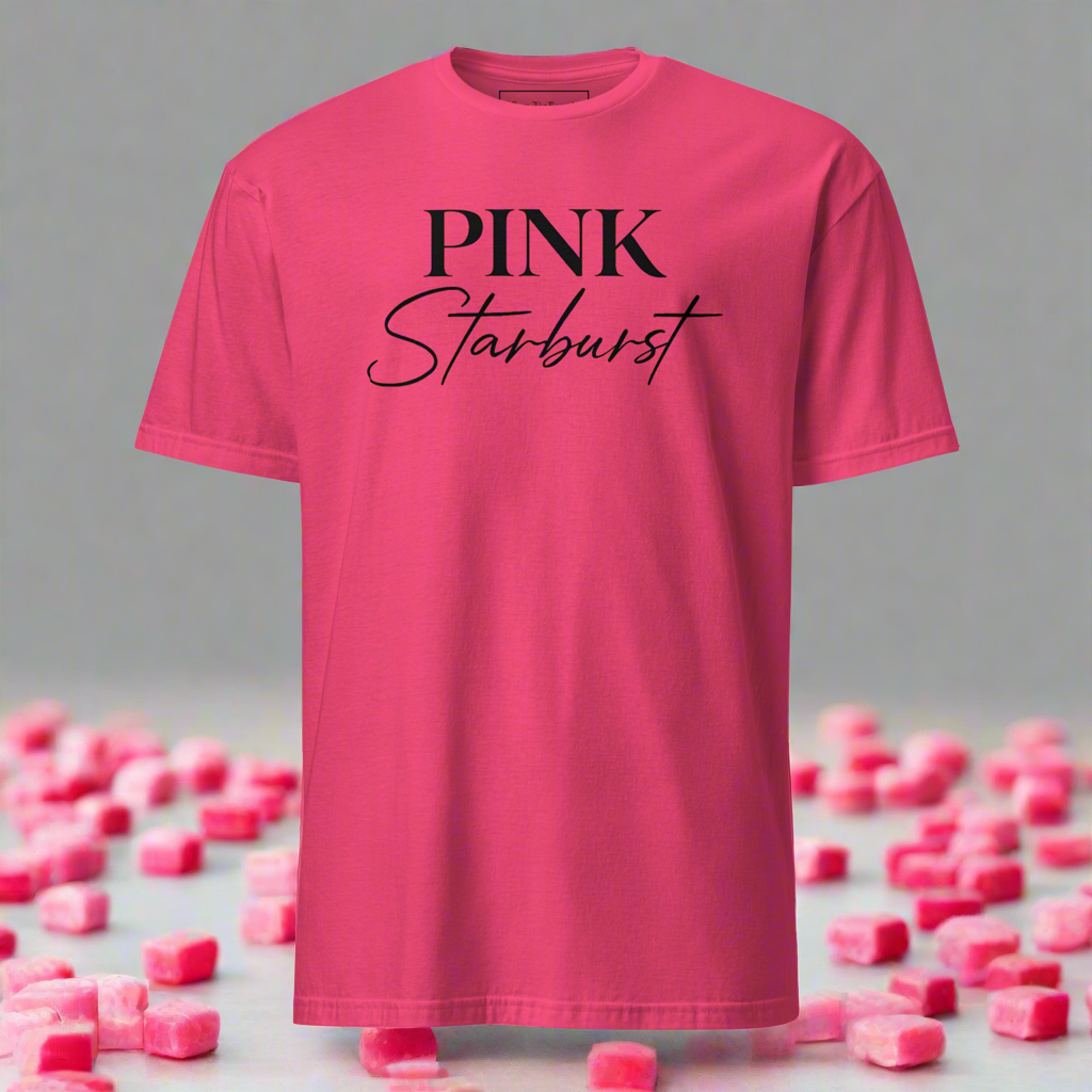 Pink Starburst Short-Sleeve Unisex T-Shirt
