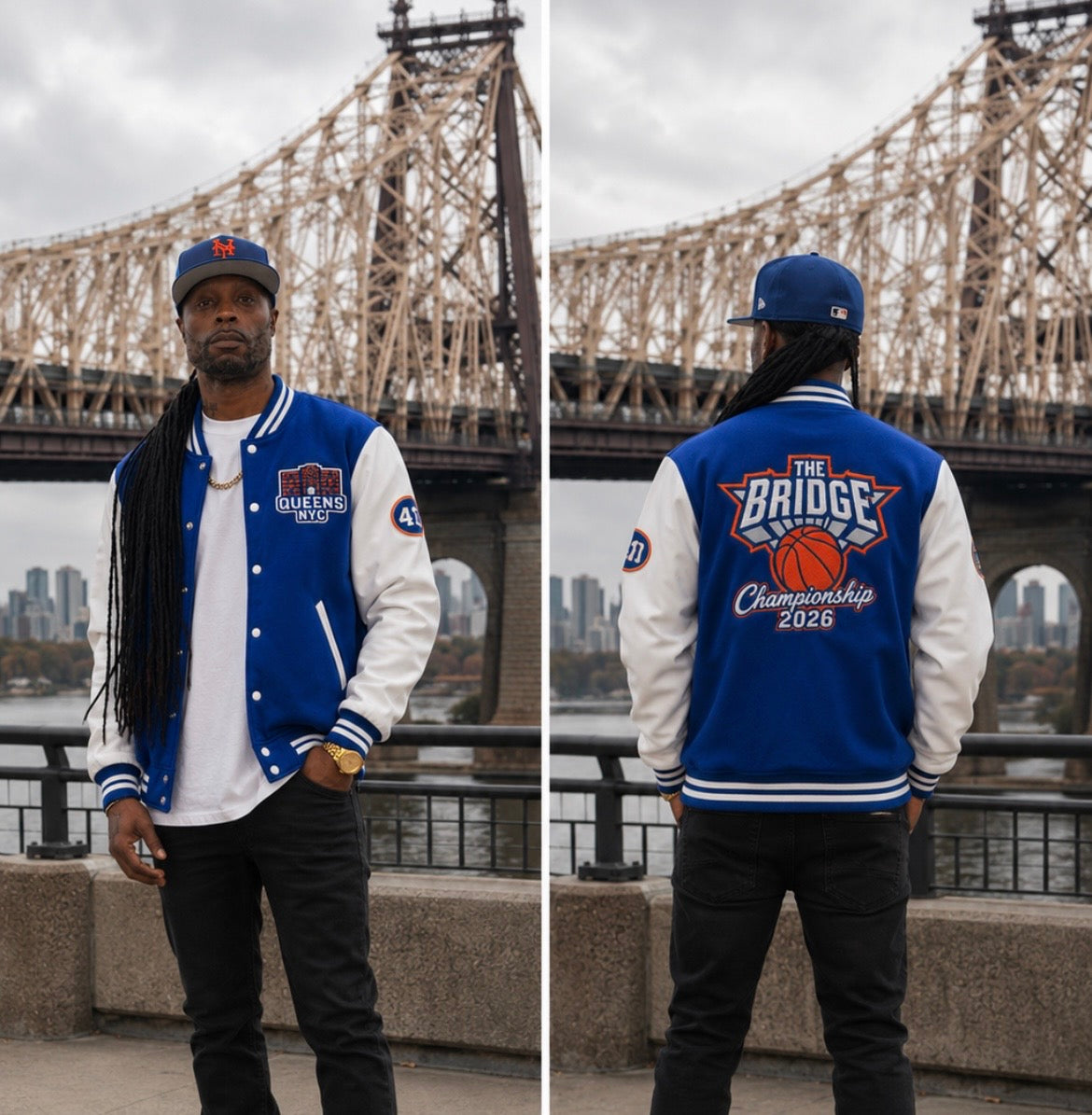 Queens Nyc Championship edition Heavyweight letterman jacket