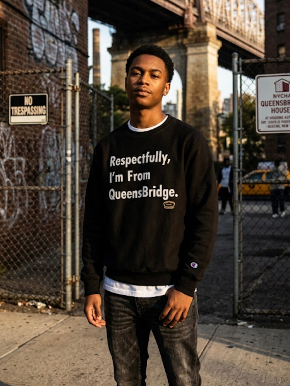 Respectfully. Champion Sweatshirt