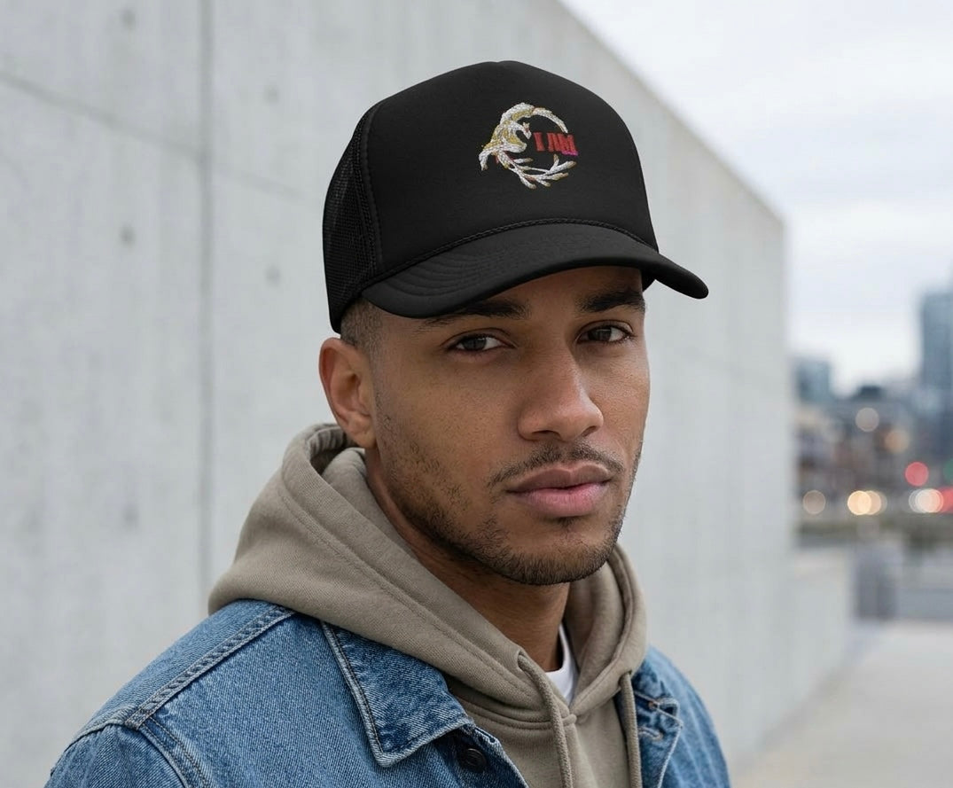 I Am Logo Foam trucker hat