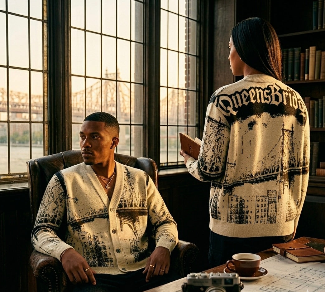 QueensBridge Knitted cardigan