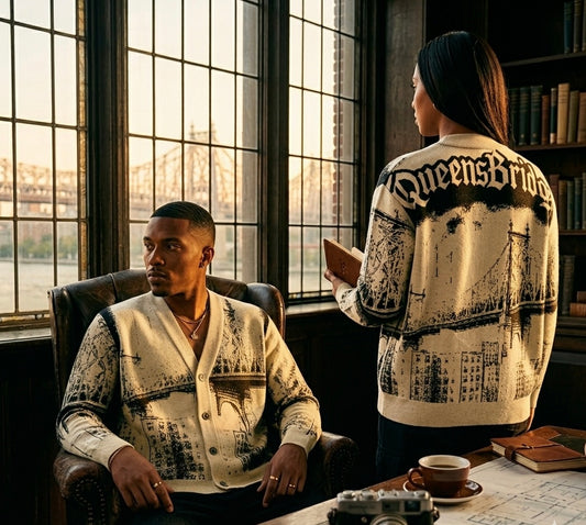 QueensBridge Knitted cardigan