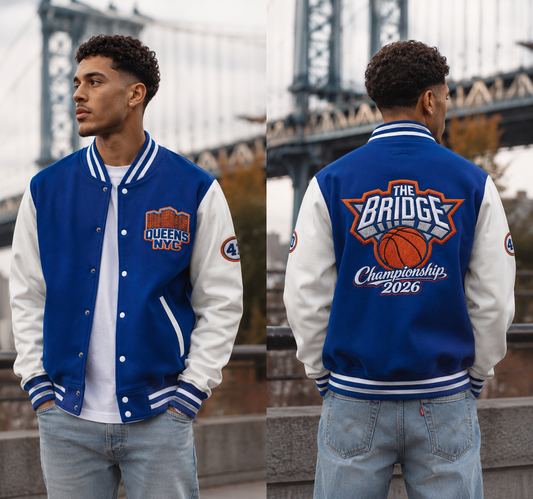 Queens Nyc Championship edition Heavyweight letterman jacket