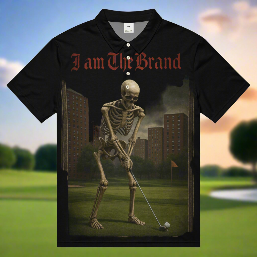 Let’s Golf ! Men’s slim fit polo