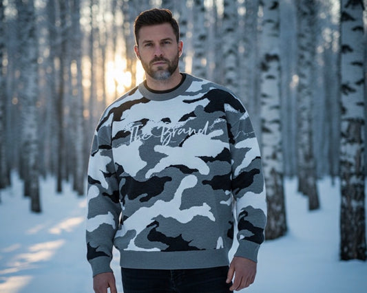 The Brand Relaxed fit knitted crew neck sweater