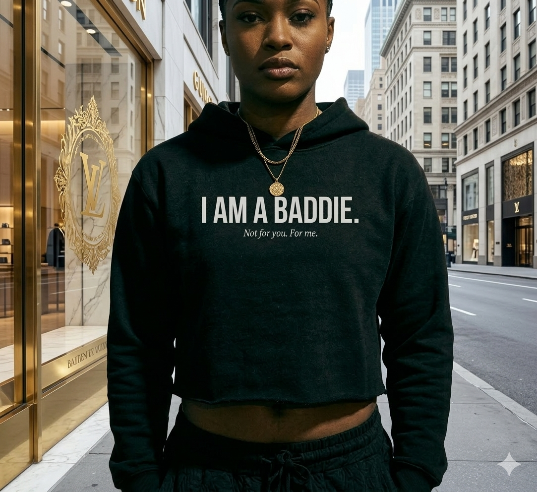 Not for you for me Crop Hoodie