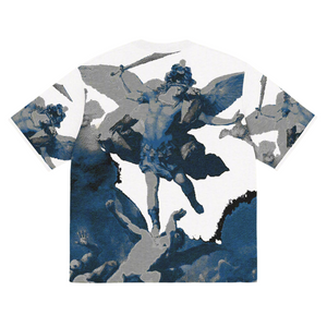 Power ( blue) Knitted classic tee