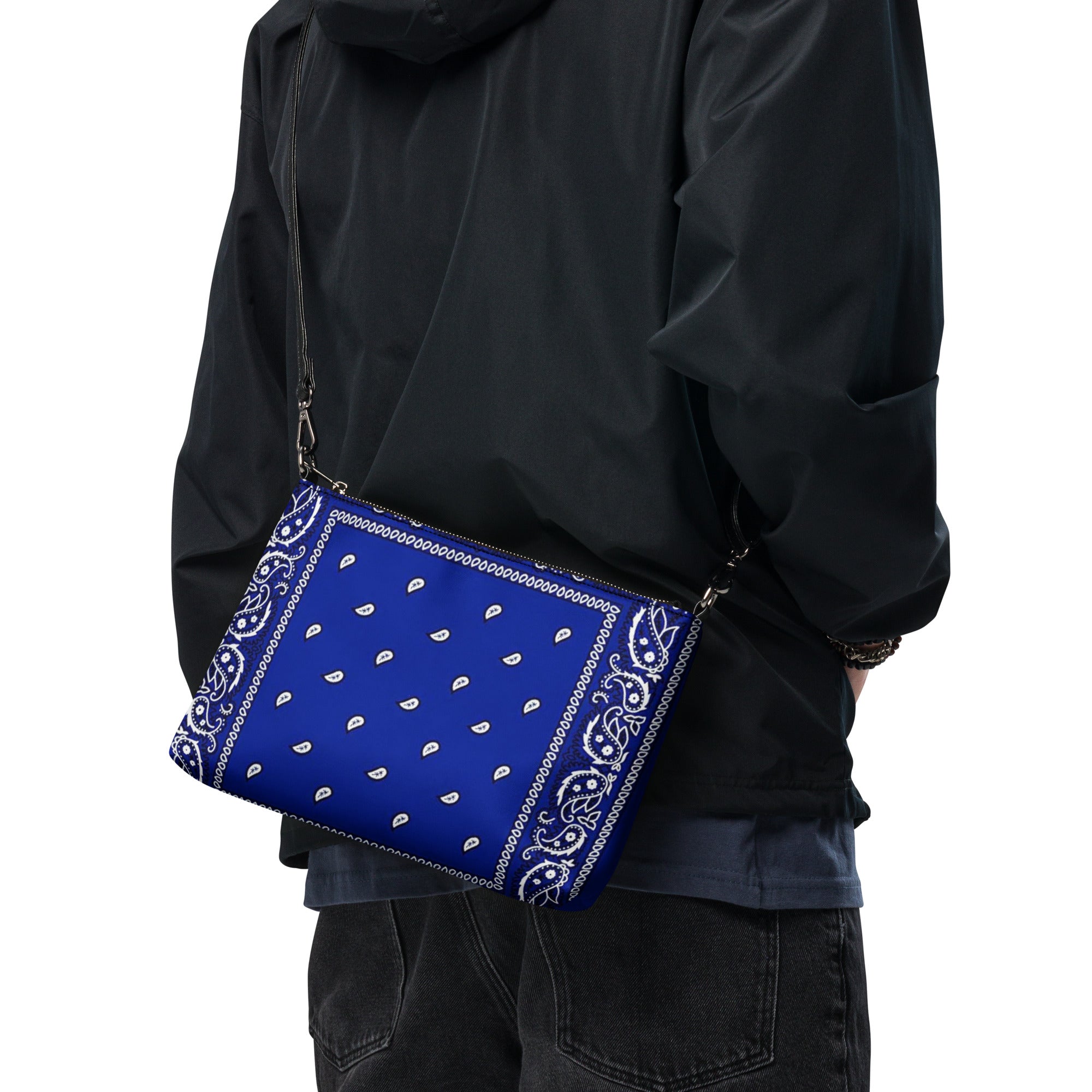 Blue Bandanna Crossbody bag