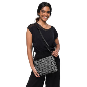 Black and Grey Crossbody bag