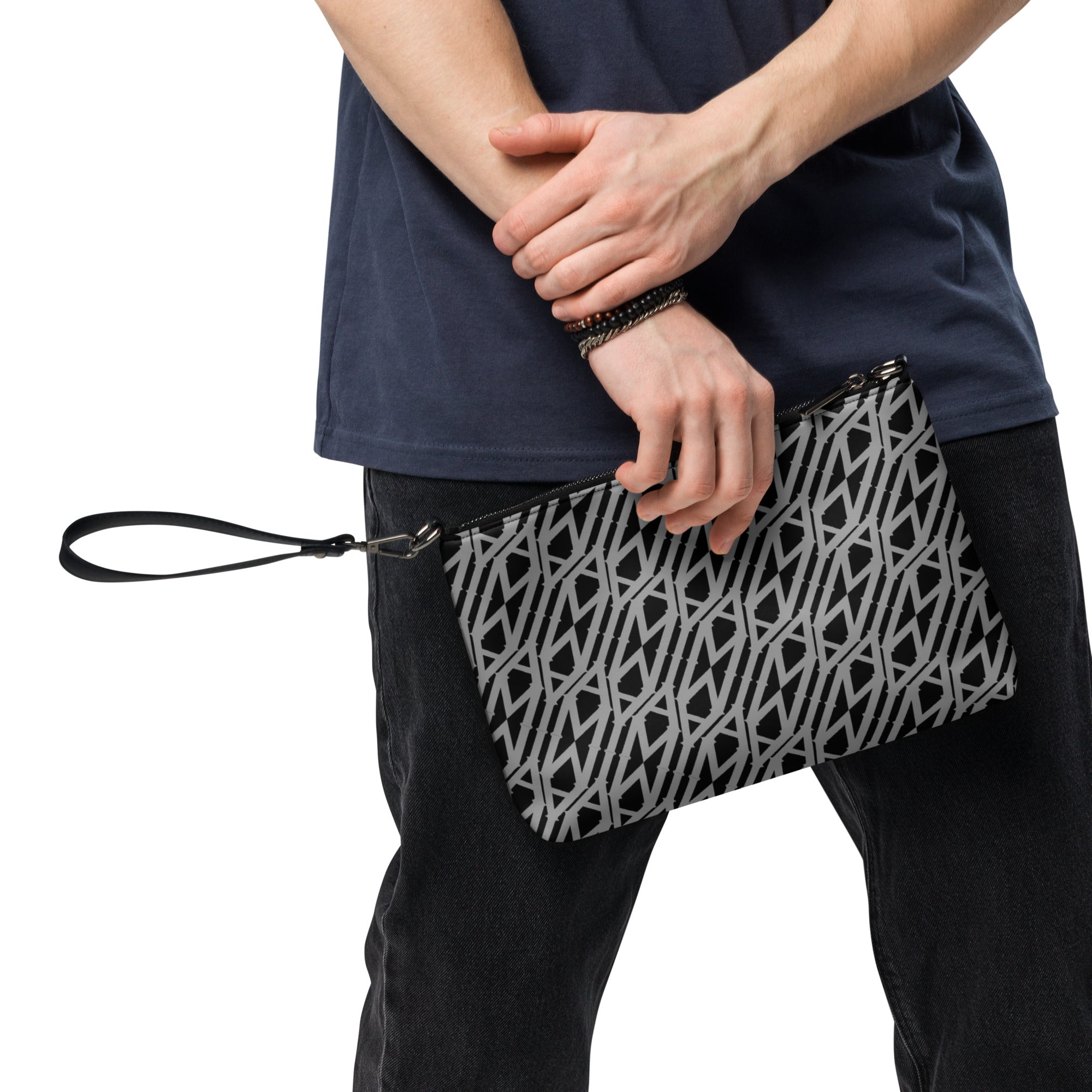 Black and Grey Crossbody bag