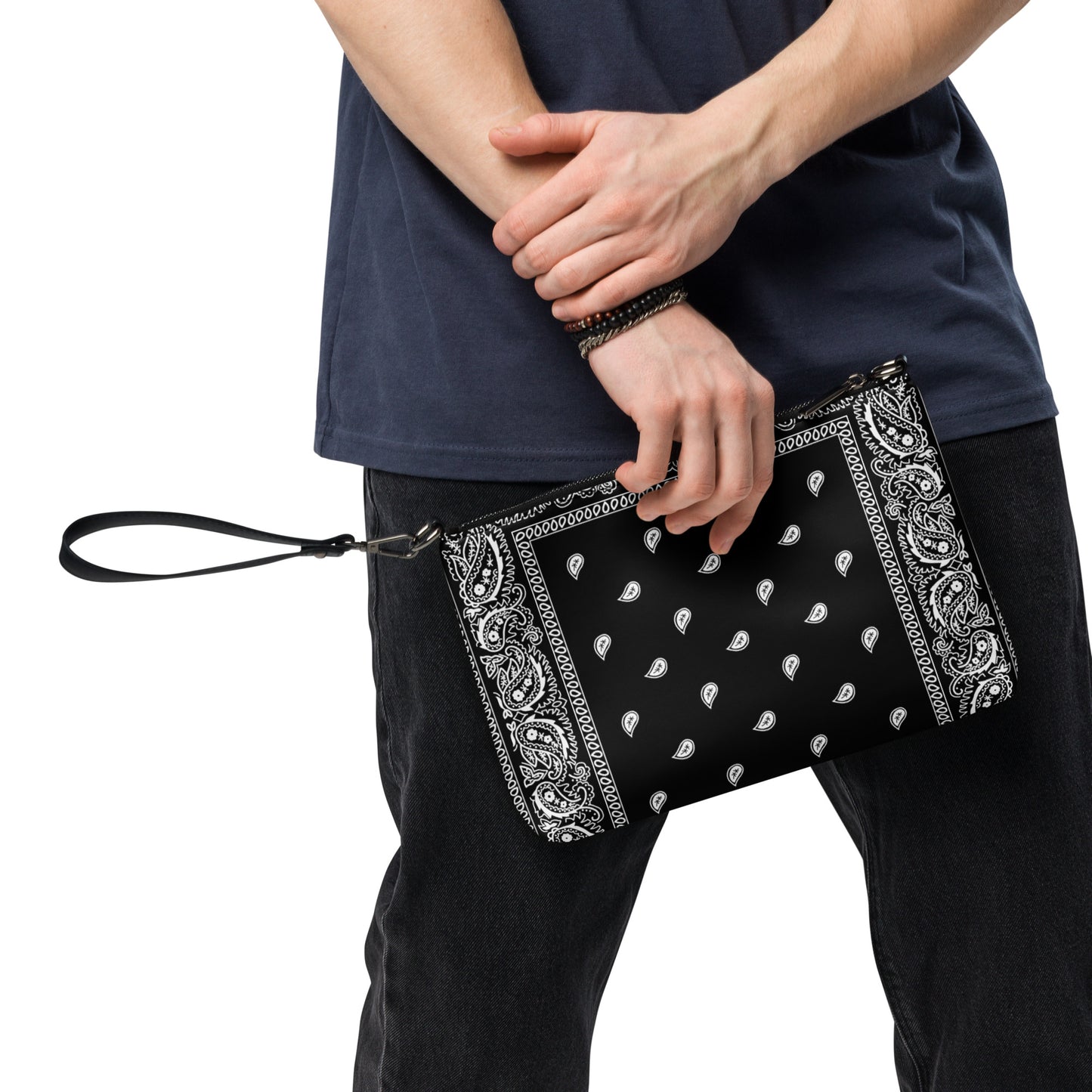 Black Bandanna Crossbody bag