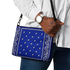 Blue Bandanna Crossbody bag