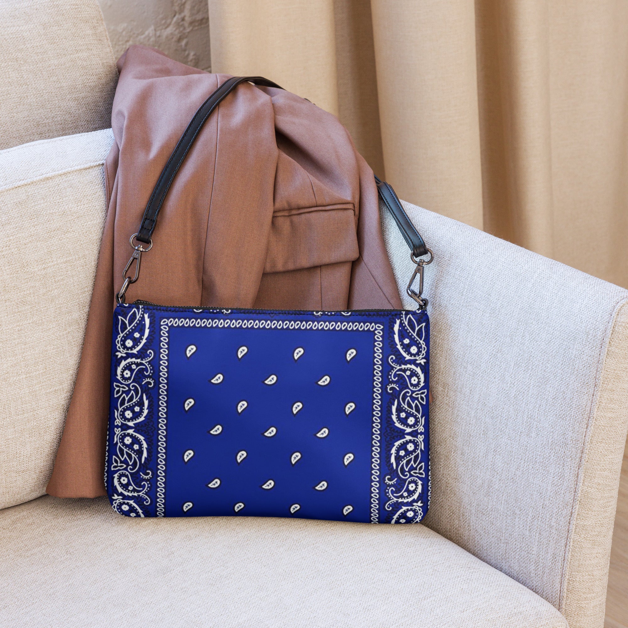 Blue Bandanna Crossbody bag