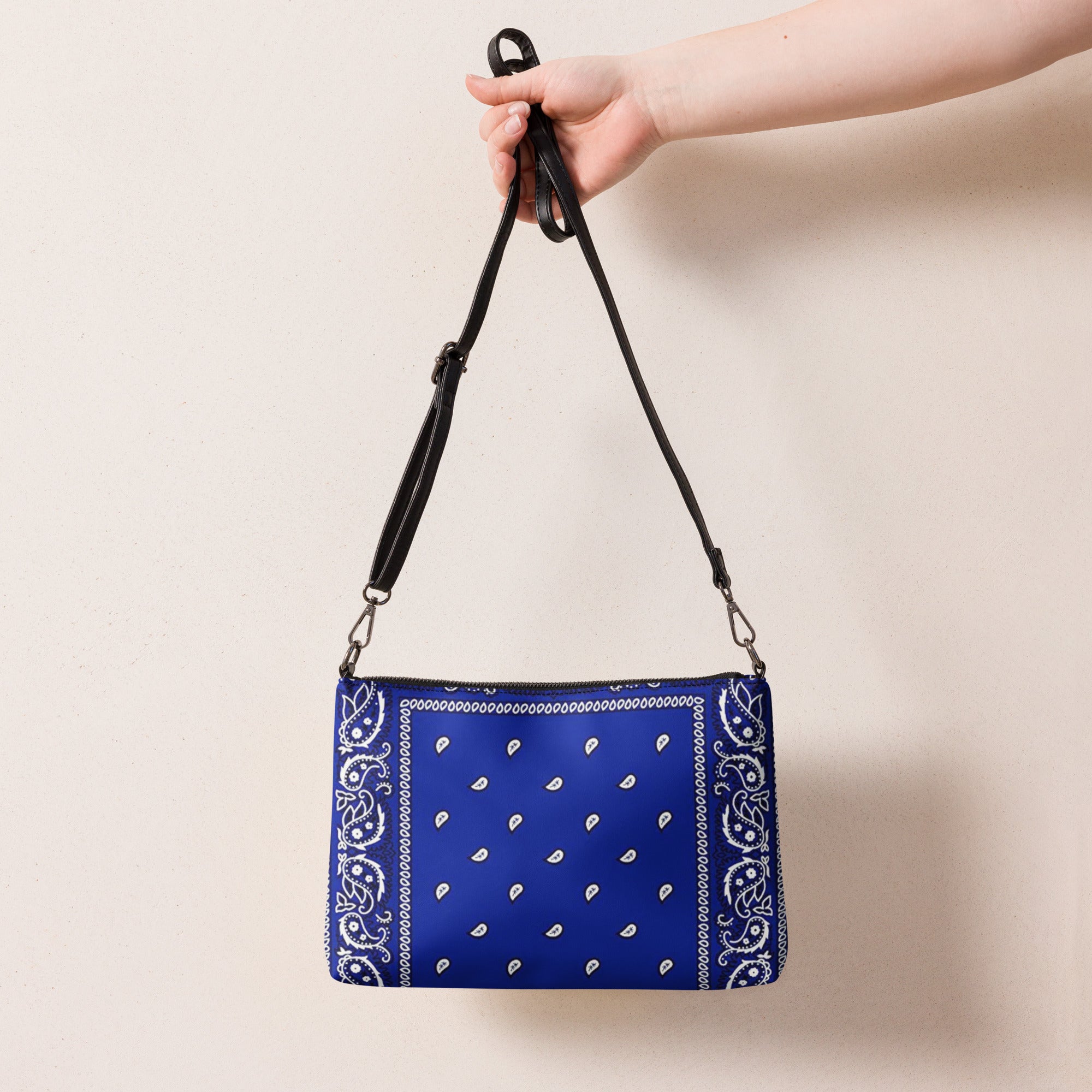 Blue Bandanna Crossbody bag