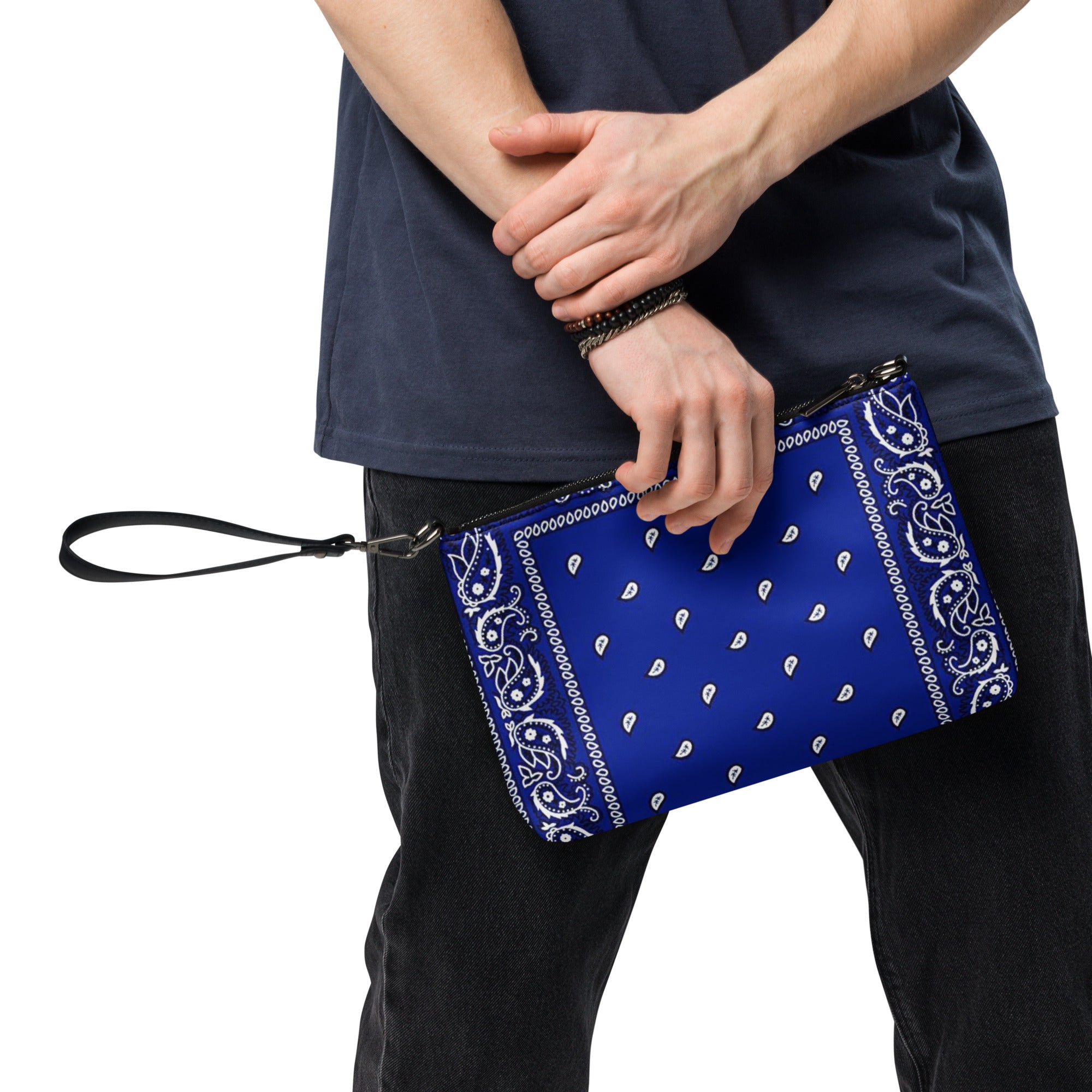 Blue Bandanna Crossbody bag