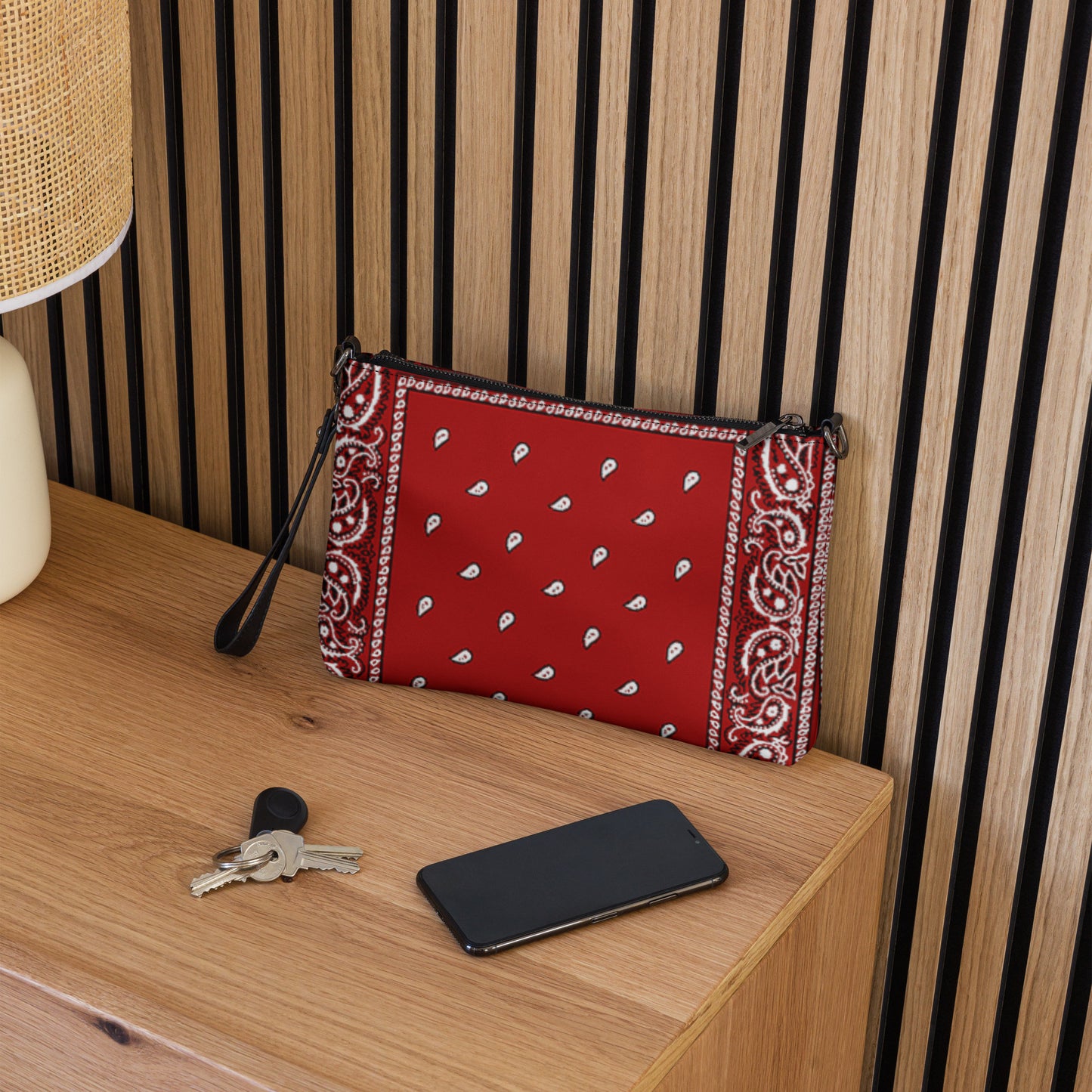 Red Bandanna Crossbody bag