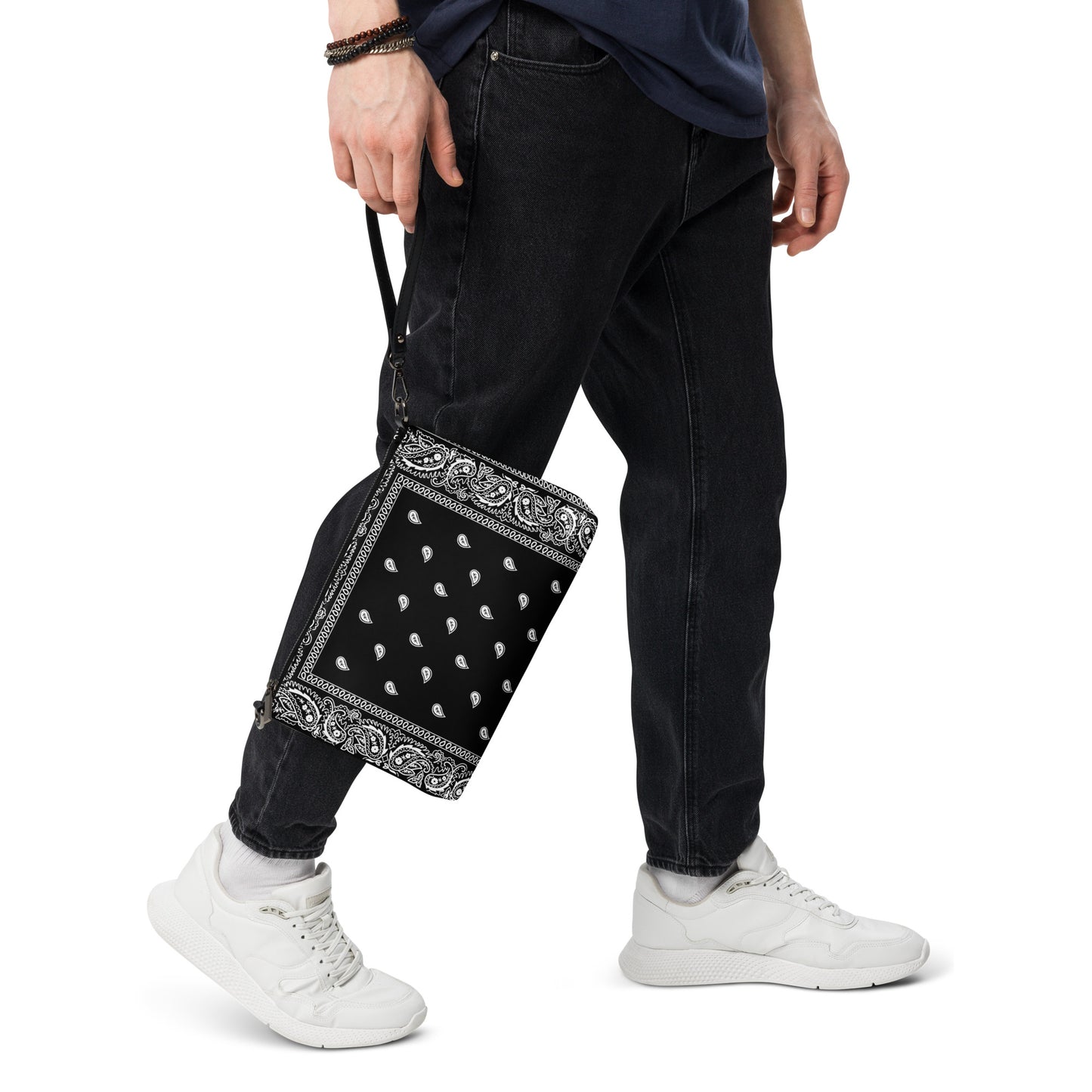 Black Bandanna Crossbody bag
