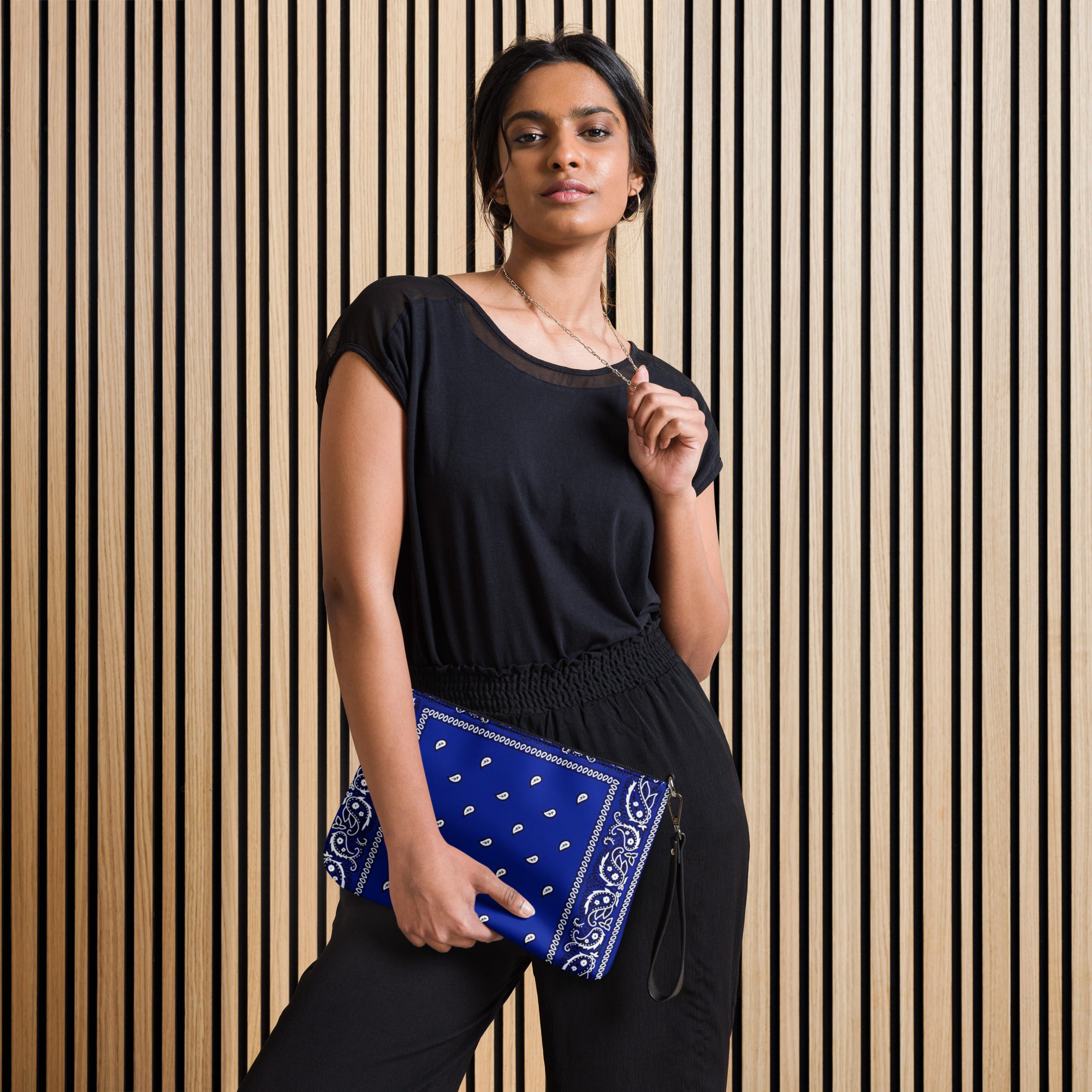 Blue Bandanna Crossbody bag