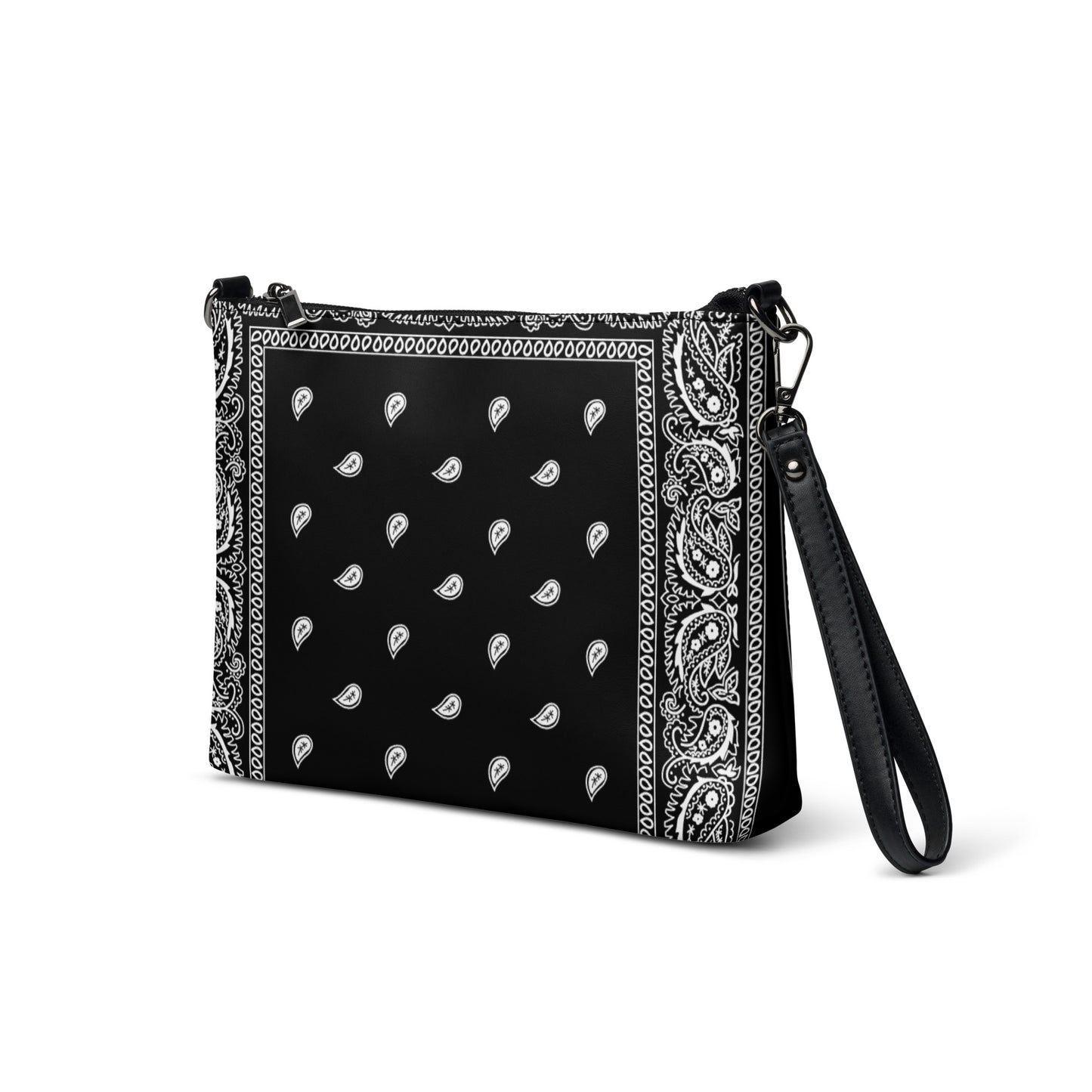 Black Bandanna Crossbody bag