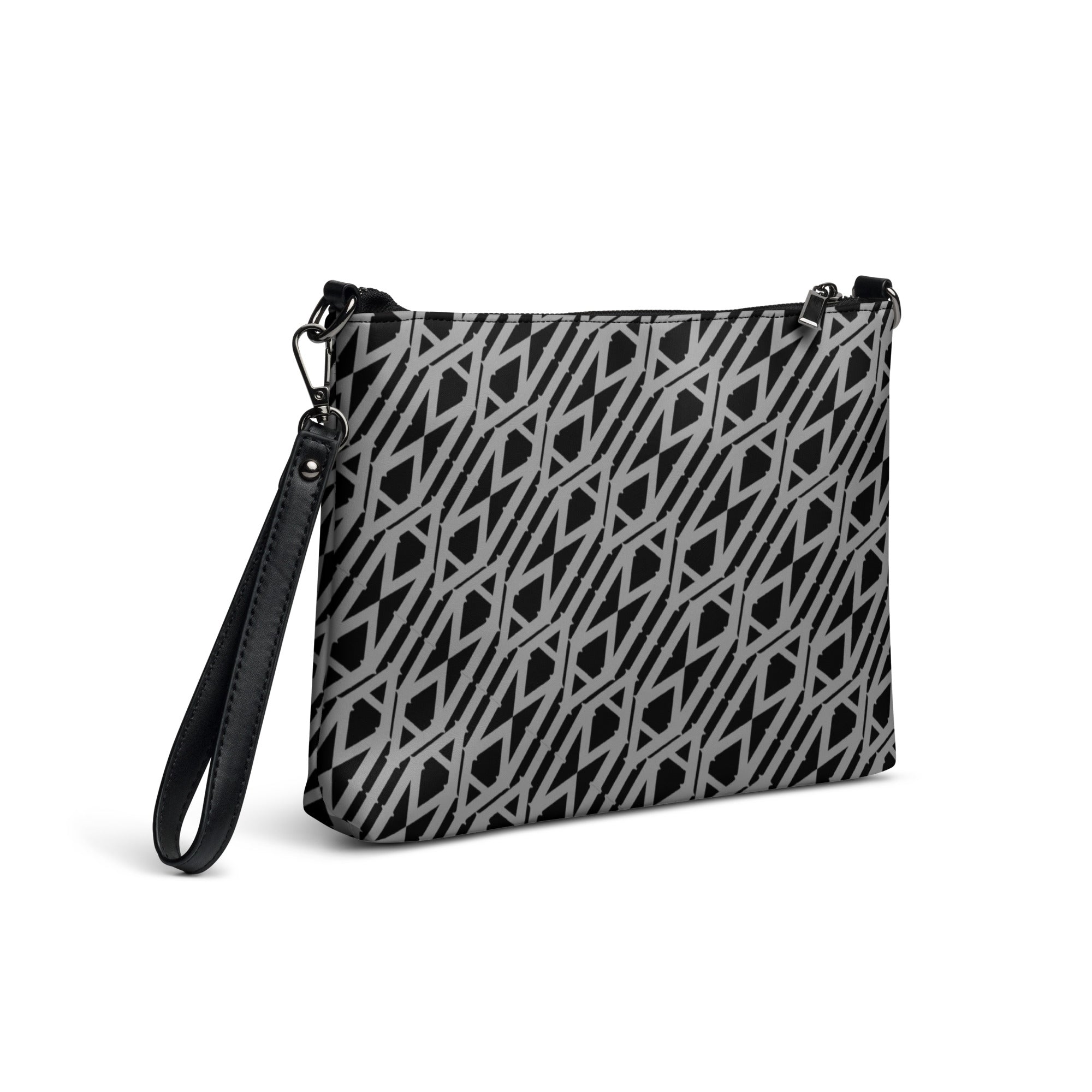 Black and Grey Crossbody bag