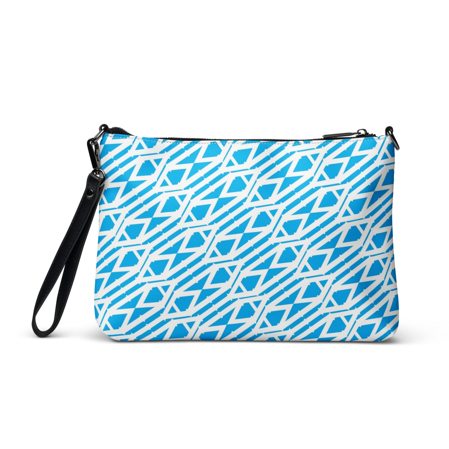 Light blue and white Crossbody bag