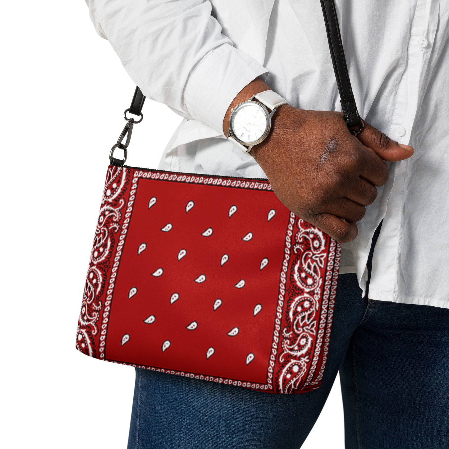 Red Bandanna Crossbody bag
