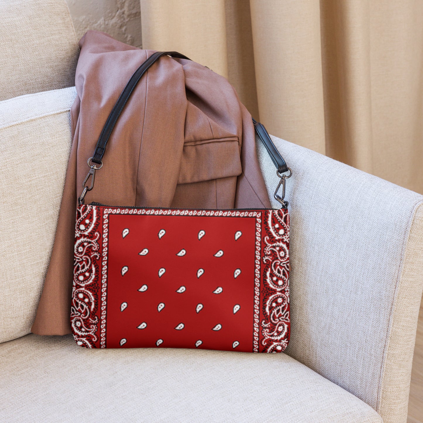 Red Bandanna Crossbody bag