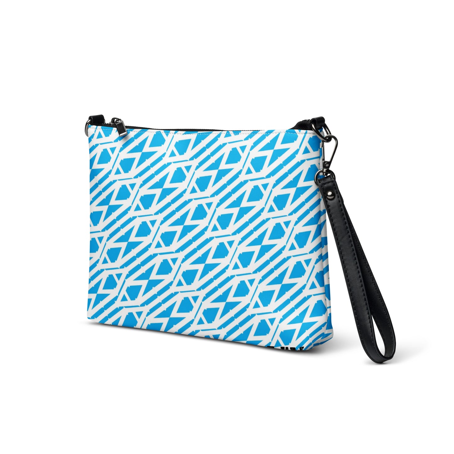 Light blue and white Crossbody bag