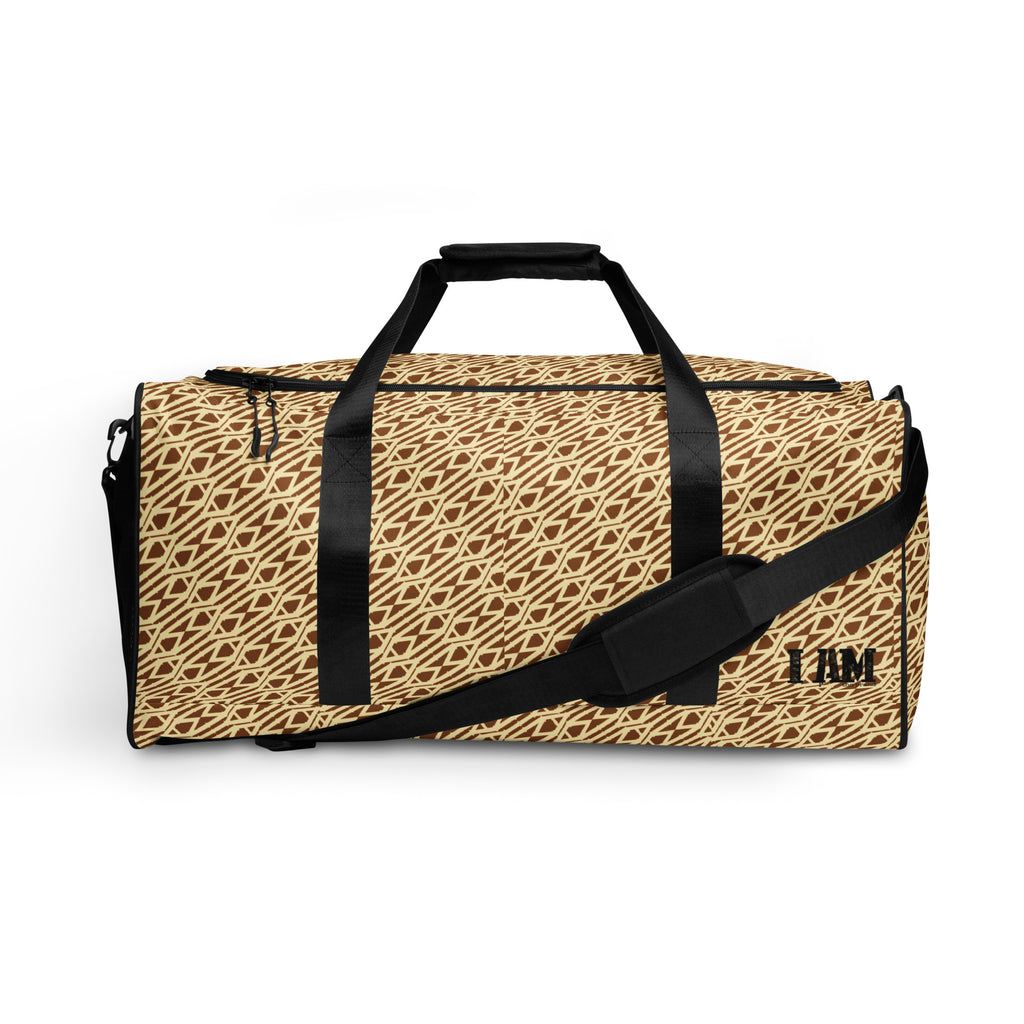 I Am print Duffle bag