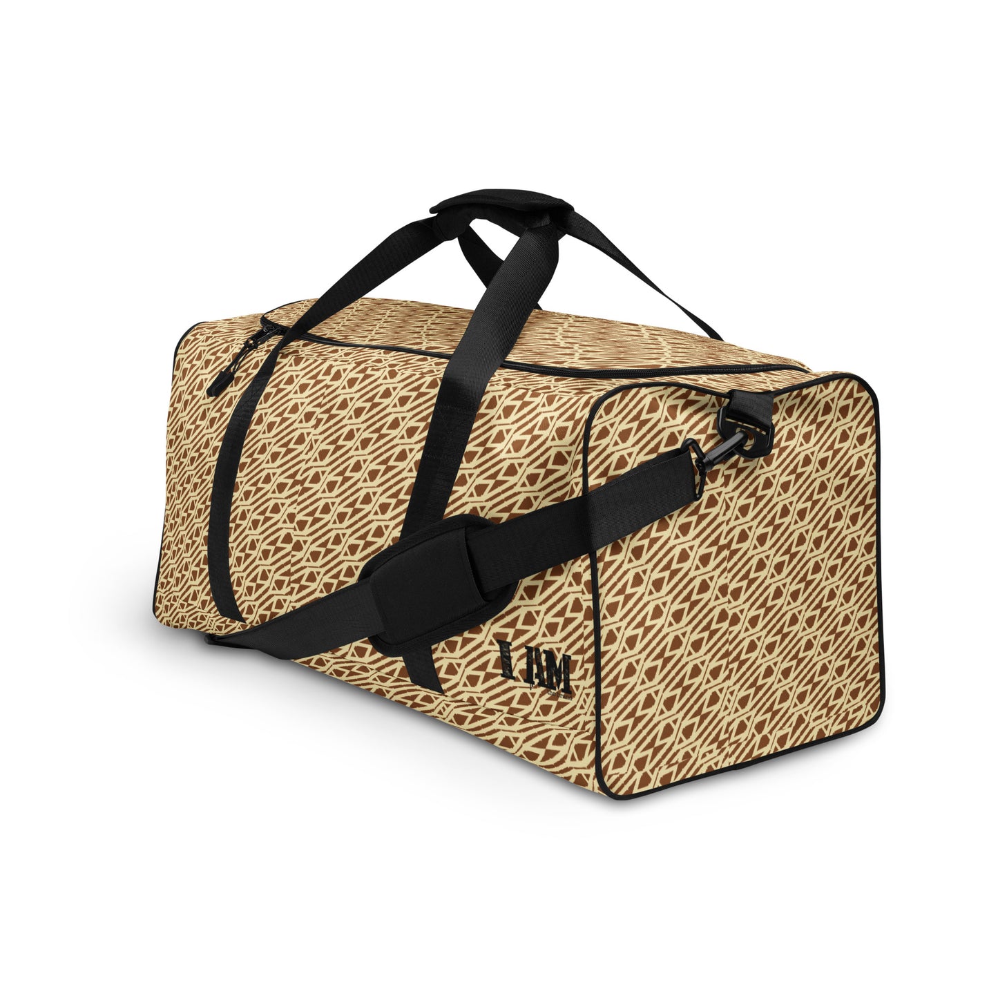 I Am print Duffle bag