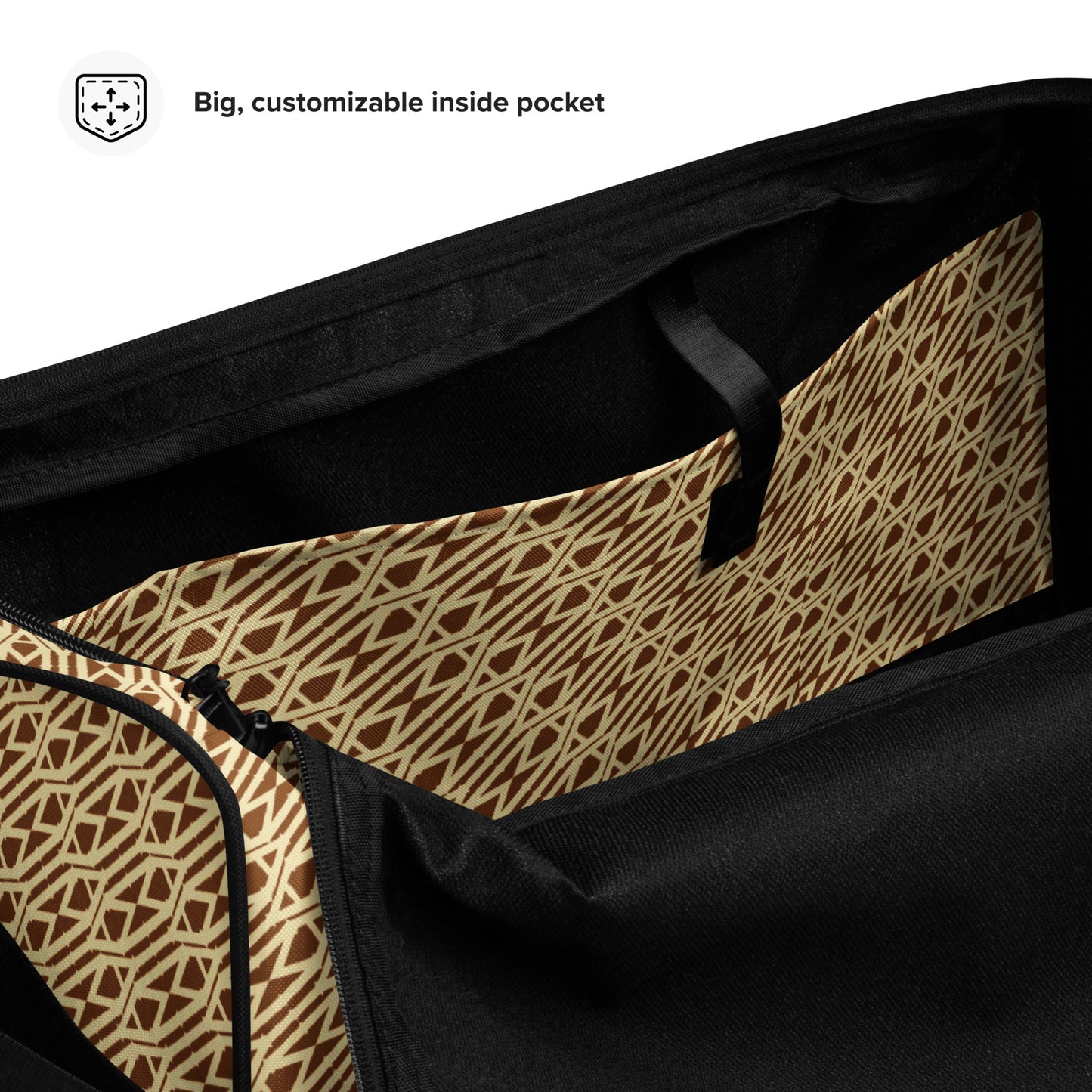 I Am print Duffle bag