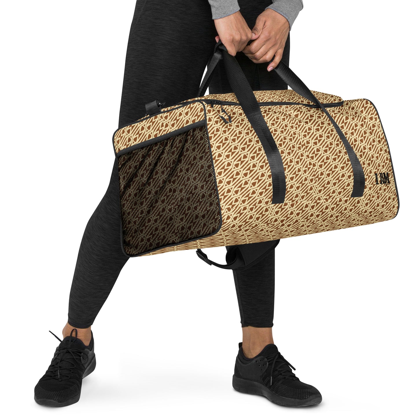 I Am print Duffle bag