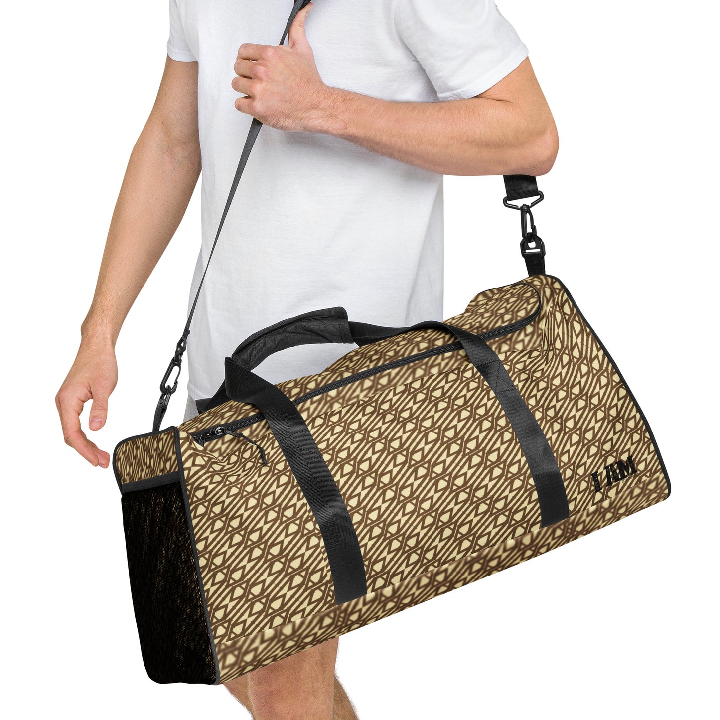 I Am Print Duffle bag