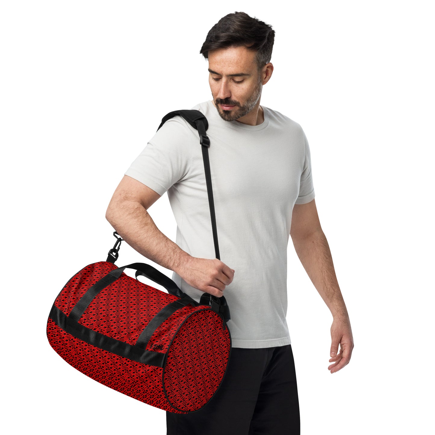 I Am Print All-over print gym bag