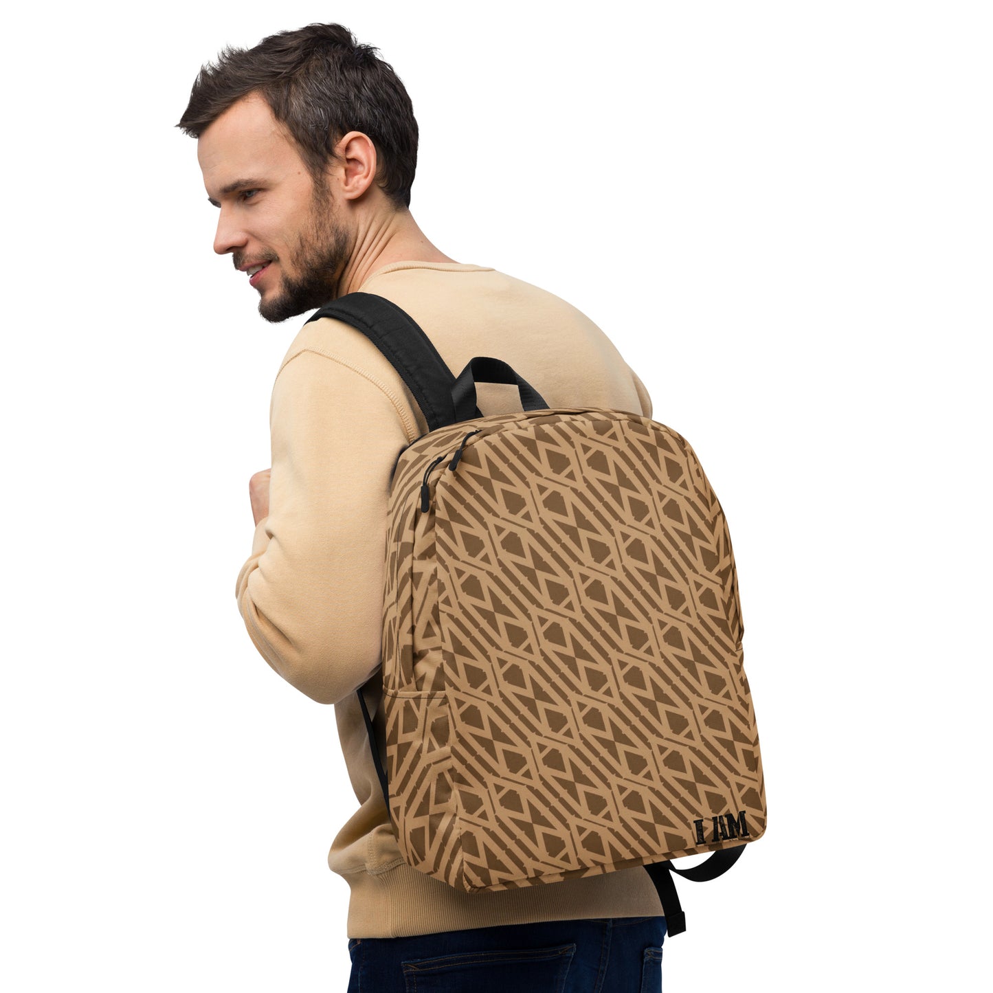 I Am Print Minimalist Backpack