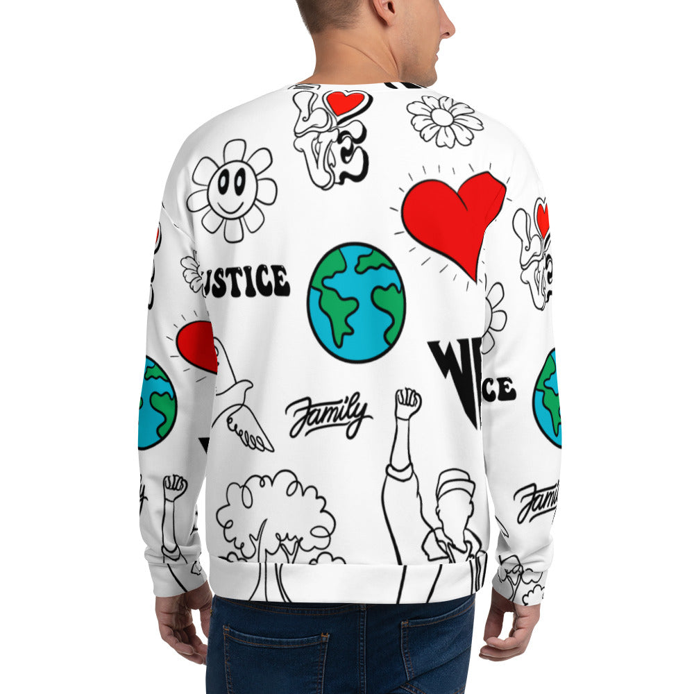 World healer Unisex Sweatshirt