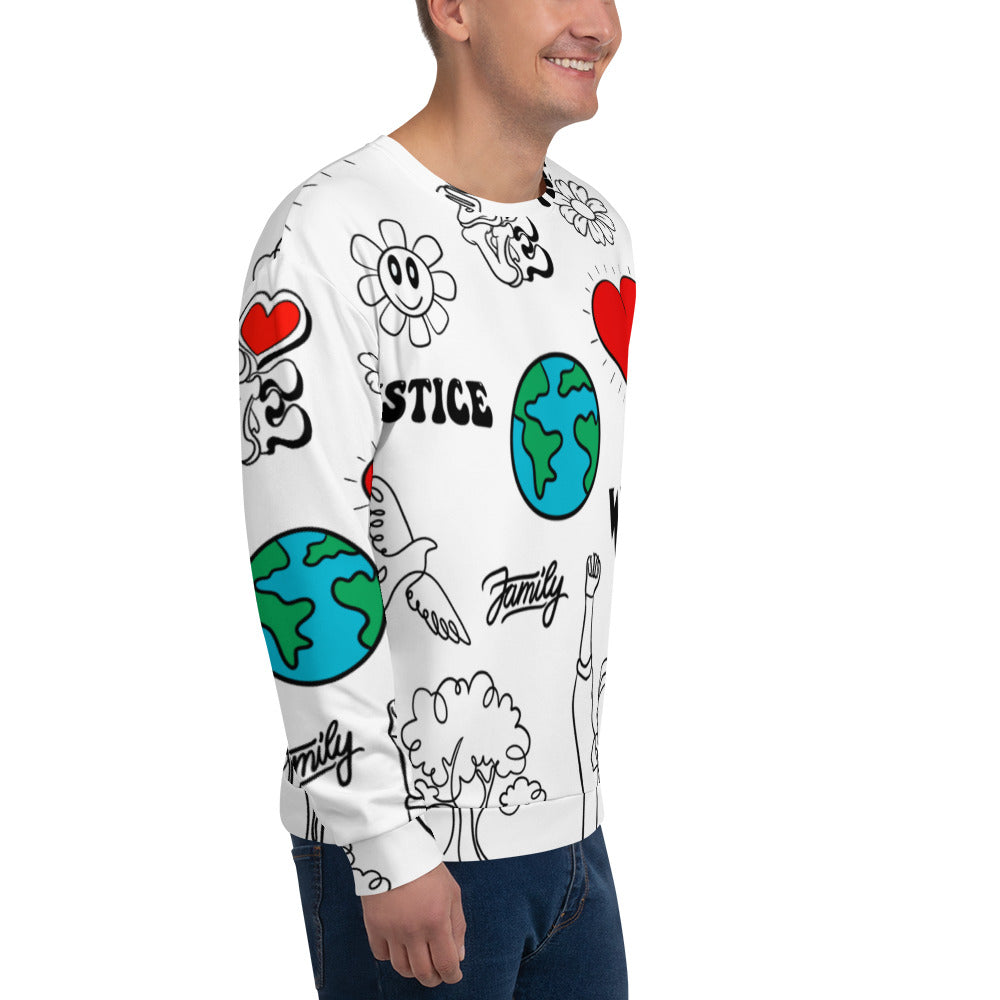 World healer Unisex Sweatshirt