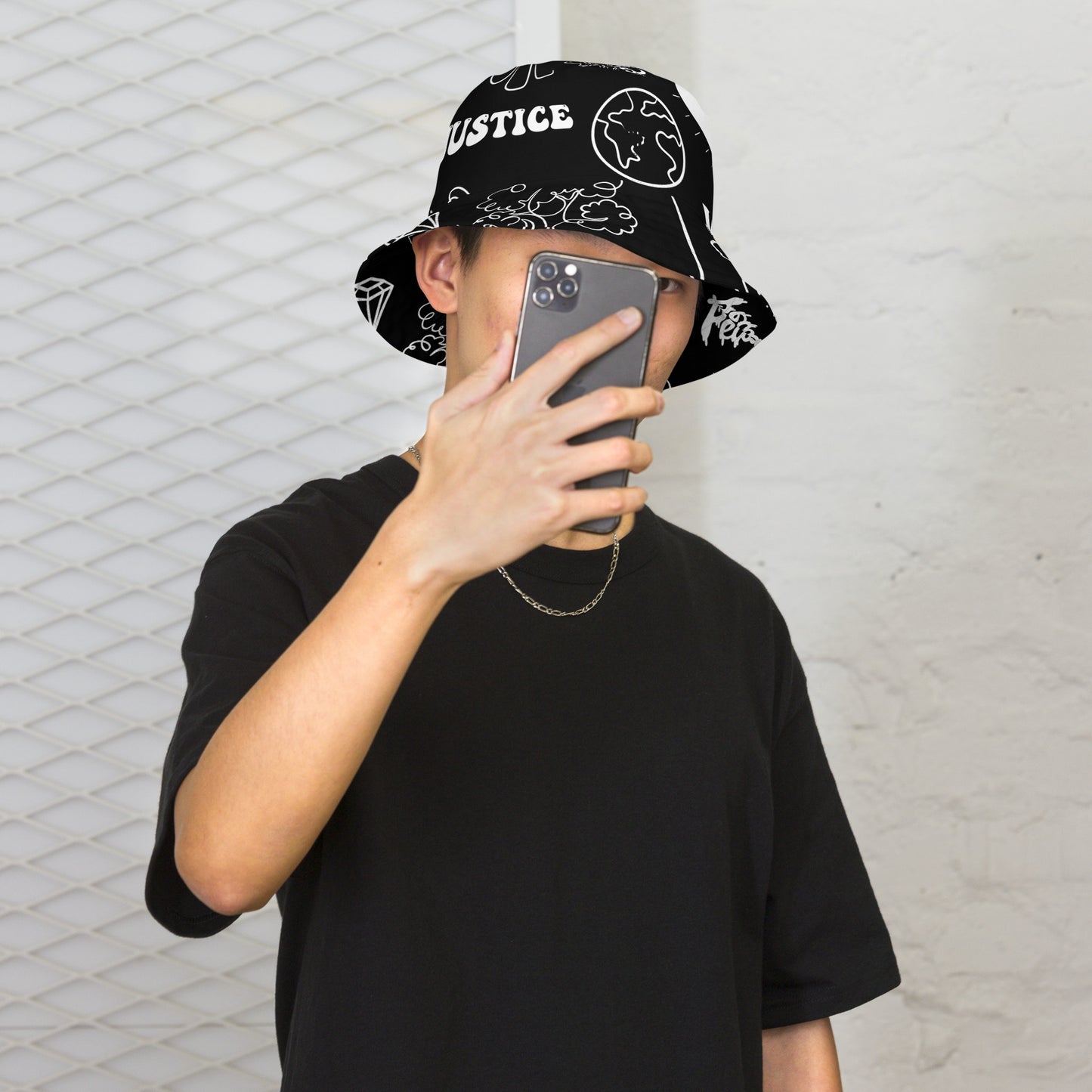 World Healer Reversible bucket hat