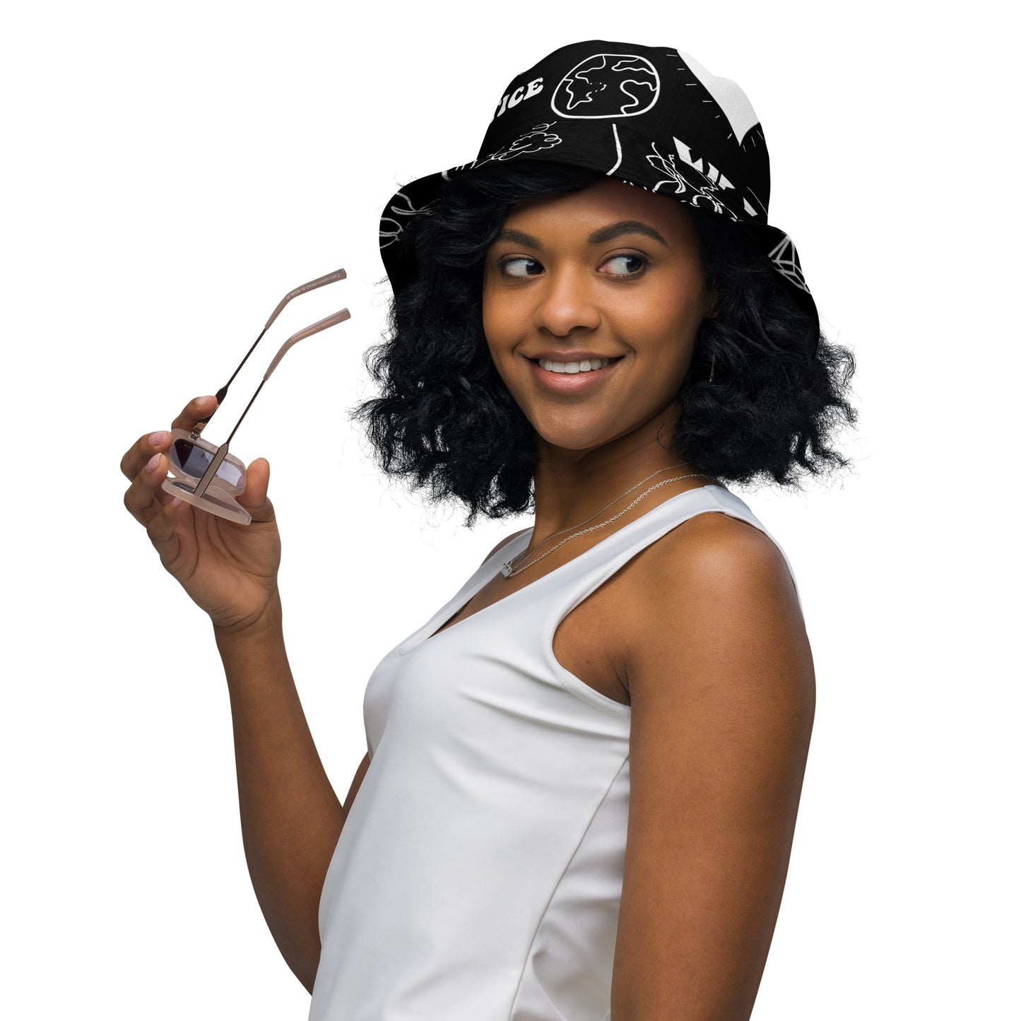 World Healer Reversible bucket hat