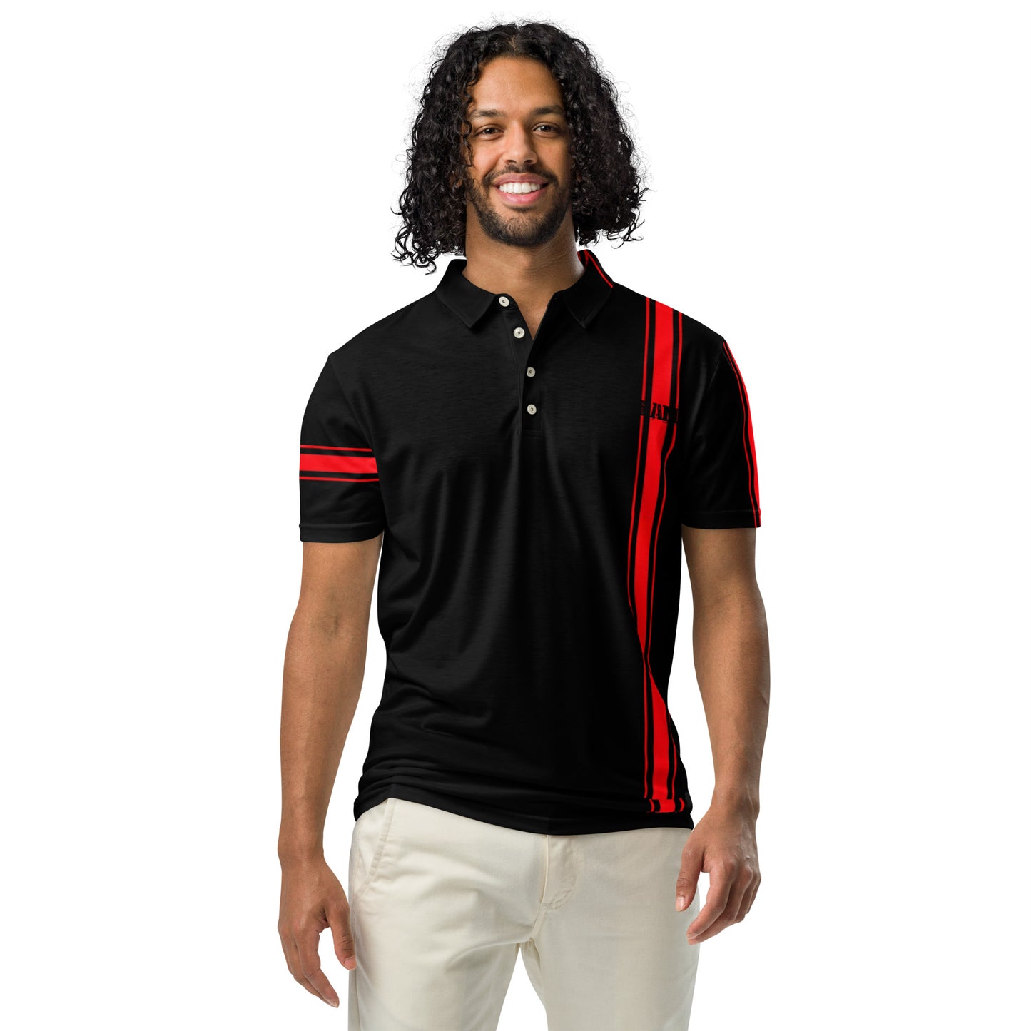 Black Label Men’s slim fit polo