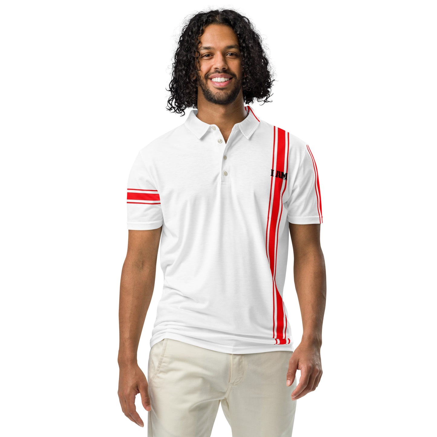 Black Label (Wht) Men’s slim fit polo