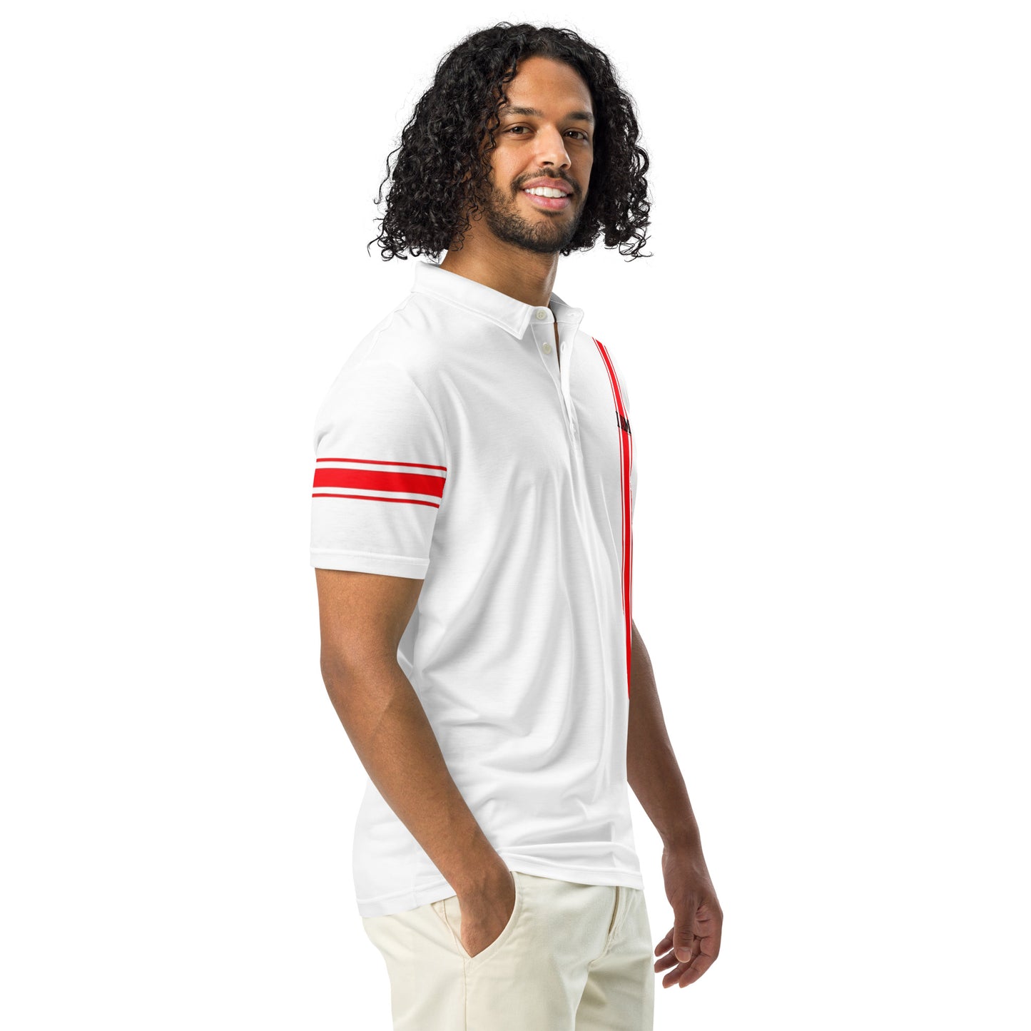 Black Label (Wht) Men’s slim fit polo