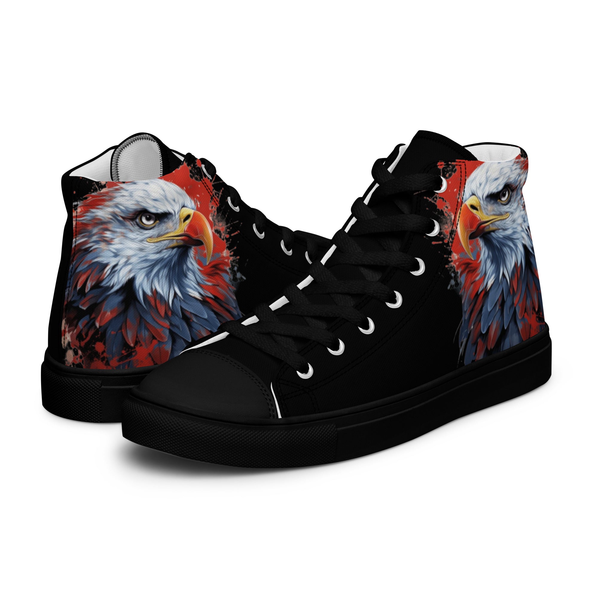 Eagle Eye Men’s high top canvas shoes