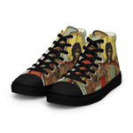 Divine Messenger Black Men’s high top canvas shoes