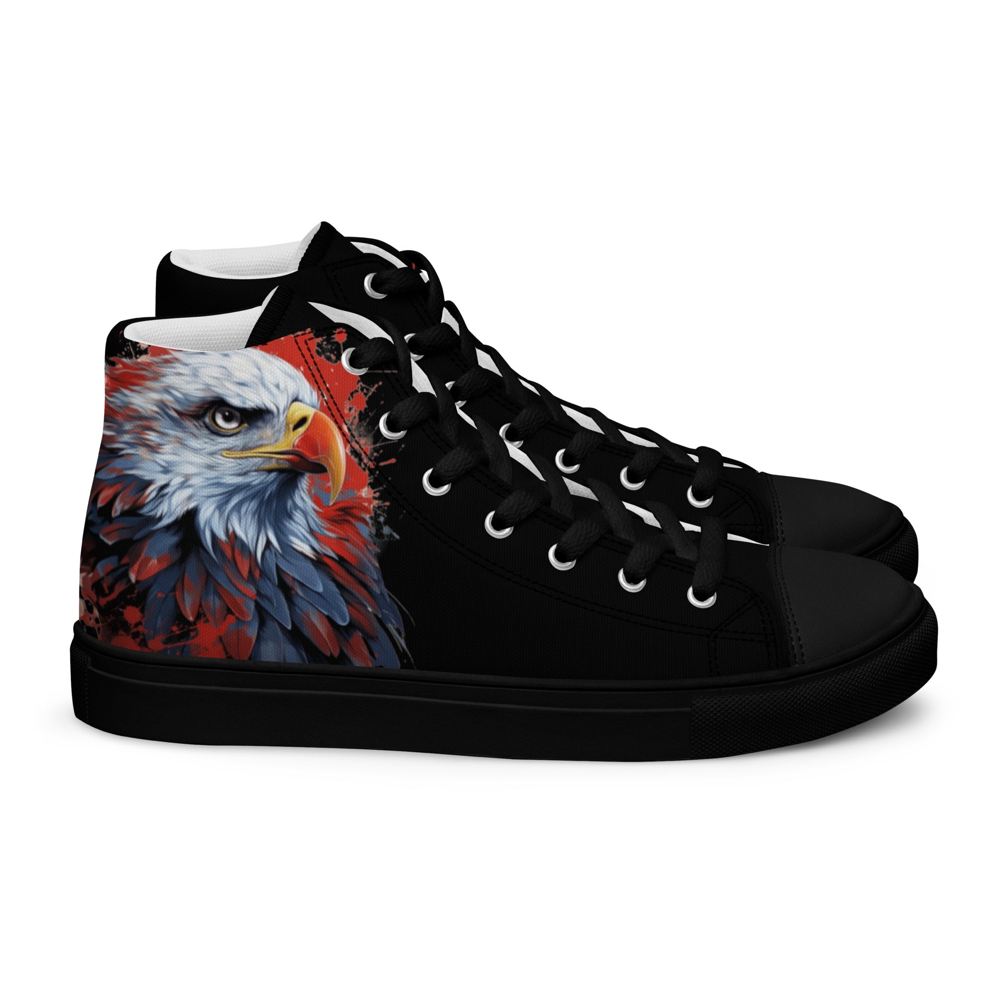 Eagle Eye Men’s high top canvas shoes