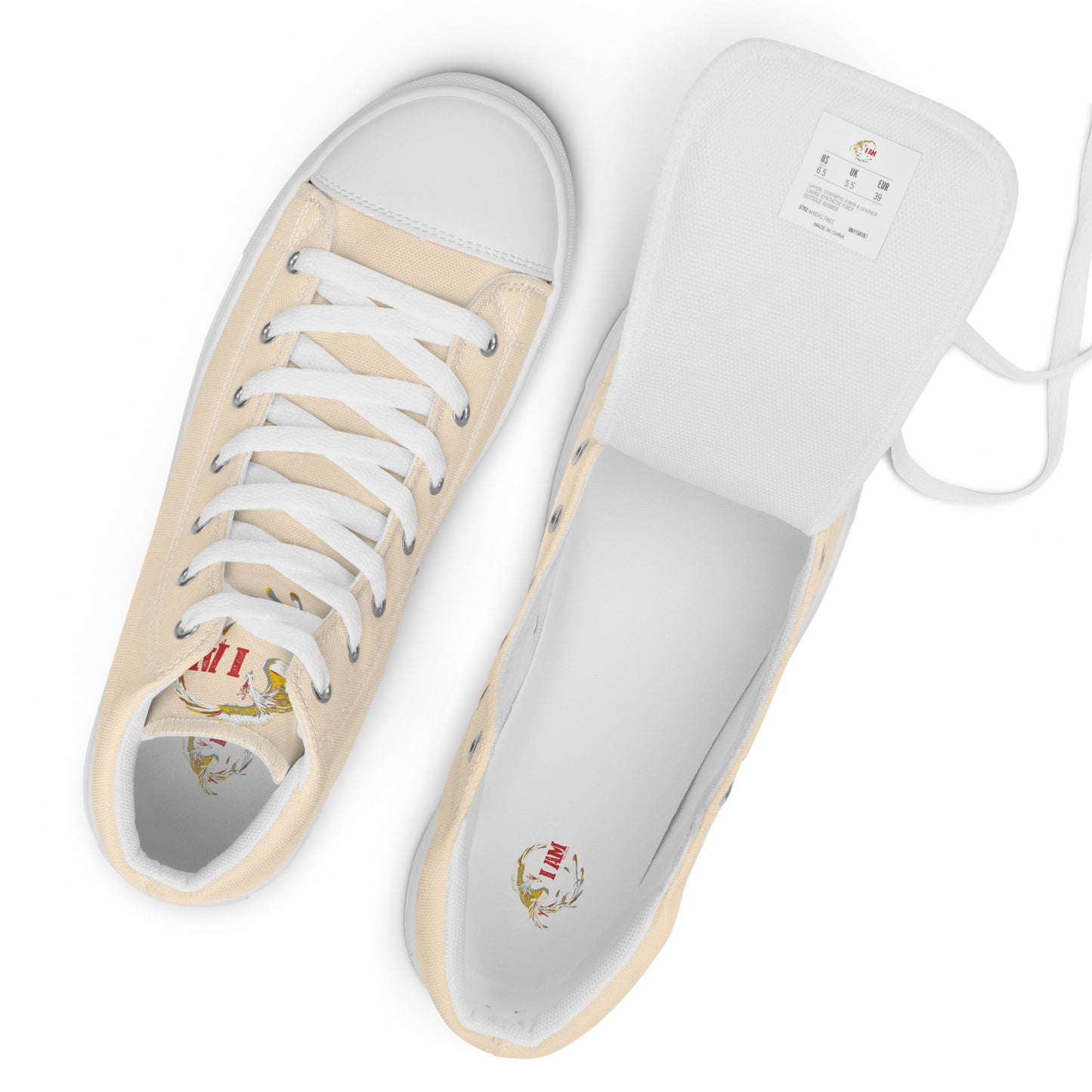 Butta’s Men’s high top canvas shoes