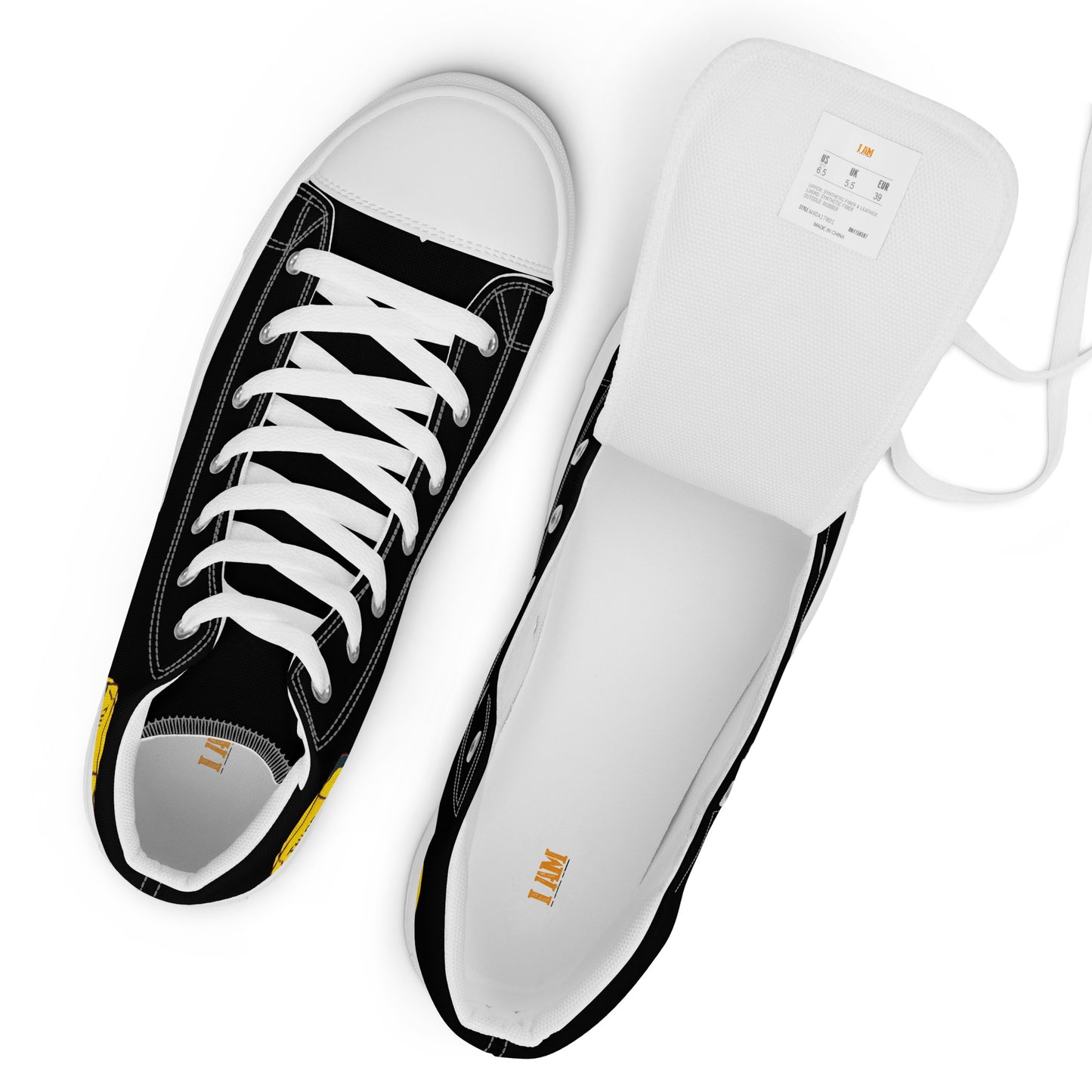 Awaken Men’s high top canvas shoes